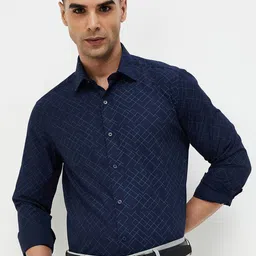 CODE by Lifestyle Men Spread Collar Abstract Printed Cotton Slim Fit Formal Shirt-image-17