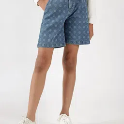 One Friday Boys Floral Printed Chino Shorts-image-21