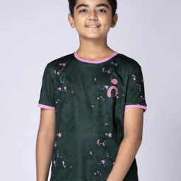 UMILDO Boys Abstract Printed Round Neck Polyester Tshirt-17