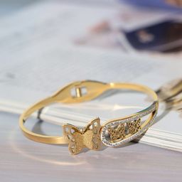 STYOLLO Women Enamelled Gold-Plated Bangle-Style Bracelet-image-80
