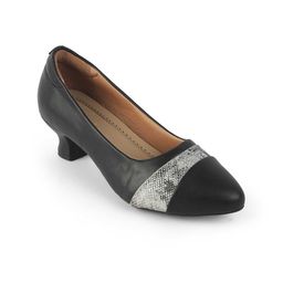 Tresmode Textured Kitten Pumps-47