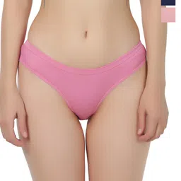 Liigne Pack Of 3 Mid-Rise Seamless Basic Briefs VCPC1921-XS-image-59