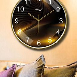 RANDOM Black & White Printed Traditional Wall Clock-picture-5