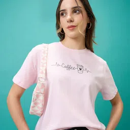 Mast & Harbour Women Printed T-shirt-picture-30