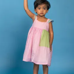 MIRALI Girls Cap Sleeves Fit and Flare Dress-image-52