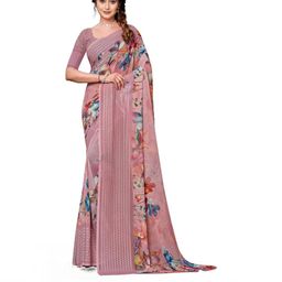 PARVOTSAV Floral Printed Designer Saree-image-63