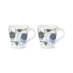 Larah by BOROSIL White Opalware Mugs Set of Cups and Mugs image 3
