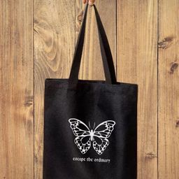 the sack co Black Cotton Tote Bag-image-50