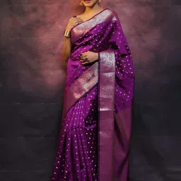 BROYAAR SHOP Women Gold Sarees-picture-33