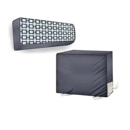 The Furnishing Tree Split AC Cover set of Indoor and Outdoor Unit used for 1.5 Ton Daikin FTKG50 La-70