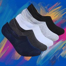 MJE Pack Of 5 Shoe Liners Socks-image-38