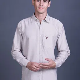GODFREY Classic Striped Spread Collar Casual Cotton Shirt-image-37