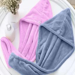 VYAKOM Pack of 2 Microfiber Hair Wrap Towel-image-71