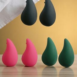 OOMPH Set Of 3 Teardrop Shaped Drop Earrings-18
