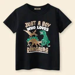 INCLUD Boys Printed Round Neck Cotton T-shirt-image-86