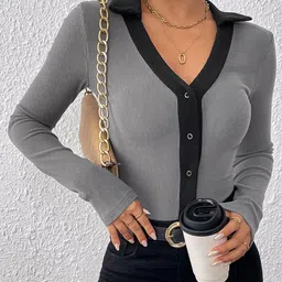 StyleCast Women V-Neck Bodysuit-picture-40