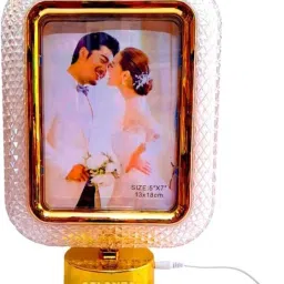 ritesh 3 Mode brightness Crystal Rectangle PhotoFrame123 10 inch Frame image 4