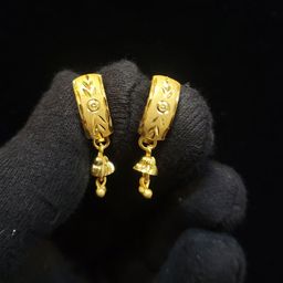 Anshenterpris Gold-Plated Geometric Drop Earrings-27
