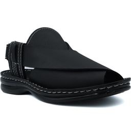 Trekiva Men Black Comfort Sandals-image-95