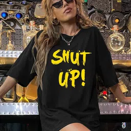 Outzidr Typography Printed Oversized Tshirt-image-43