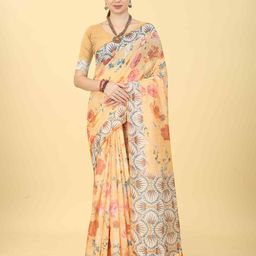 DIVASTRI Floral Chanderi Saree-image-56