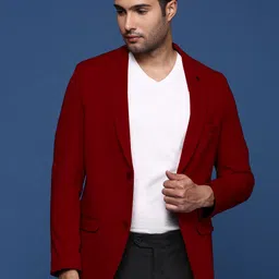 SHOWOFF Slim-Fit Single-Breasted Casual Blazer-47