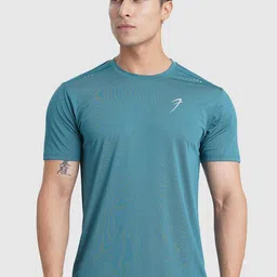 FUAARK Men Moisture Wicking Solid Round Neck T-shirt-image-56