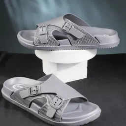 Action Plus Men Synthetic Comfort Sandals With Buckle Details-image-45