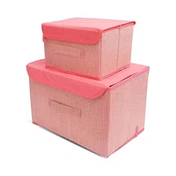 Aura Pink 2 Pieces Multi-Utility Organisers-1