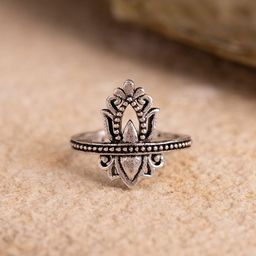 Voylla Boho Tribe Free Sprit Oxidised Ring-58