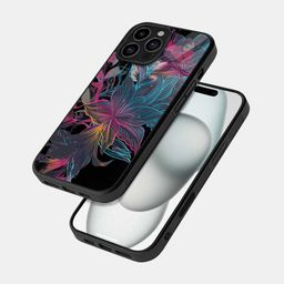 macmerise Floral Printed iPhone 16 Pro Max Bumper Case Mobile Accessories-image-93