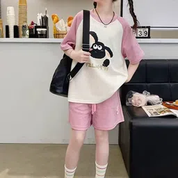 LULU & SKY Girls Top with Shorts-picture-0