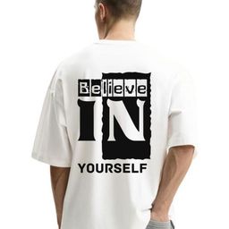 Fashnobic Men Typography Printed Round Neck Cotton Oversized T-shirt-picture-22