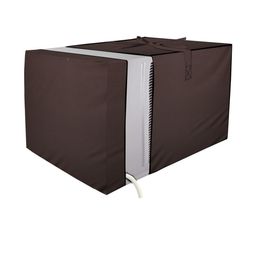 Stylista Brown Printed Waterproof Air Conditioner Covers-picture-26