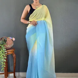Mitera Ombre Pure Georgette Saree-image-40