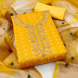 DIVASTRI Embroidered Unstitched Dress Material-image-53