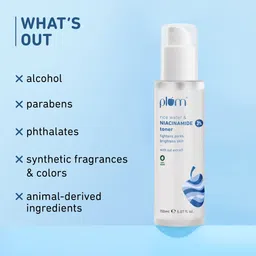 Plum 3% Niacinamide Alcohol-Free Toner With Rice Water To Reduce Pores & Blemishes - 150ml image 3
