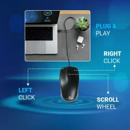 Consistent PULSE (CTM0402) Wired Ergonomic Optical Mouse image 2
