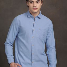 Turtle Men Relaxed Slim Fit Casual Shirt-picture-5