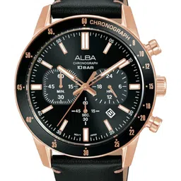 ALBA Contenmporary Onyx Black Dial Chronograph Watch AT3J84X1-35