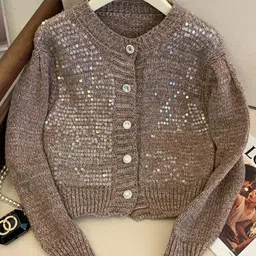 Alamode By Akanksha Women Brown Dua Button Down Sweater-image-24