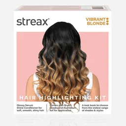 Streax Women DIY Application Hair Highlighting Kit - Vibrant Blonde-10