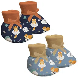 Adhigams Kids Pack Of 2 Cotton Booties-24