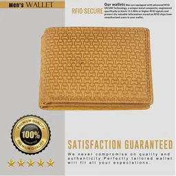 DOECRAFT Men Printed Leather Two Fold Wallet image 4