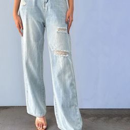 Outzidr Women Regular Fit Mid-Rise Mildly Distressed Heavy Fade Jeans-image-44