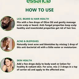 essancia Eucalyptus Essential Oil For Henna Mehandi -15ml image 2