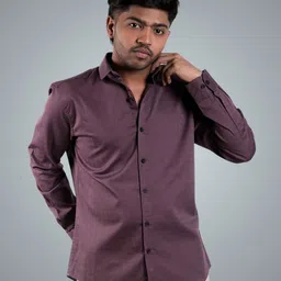 BlendCulture Men Textured Spread Collar Cotton Casual Shirt-picture-16