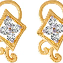 PC Chandra Jewellers Yellow Gold 18kt Stud Earring-image-42