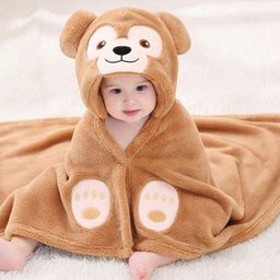 brandonn Animal Single Hooded Baby Blanket forAC Room-picture-11