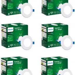 Prime Neo 3-watt Concealed JB LED downlighter,Cool Day Light, Pack of 10 Recessed Ceiling Lamp-21